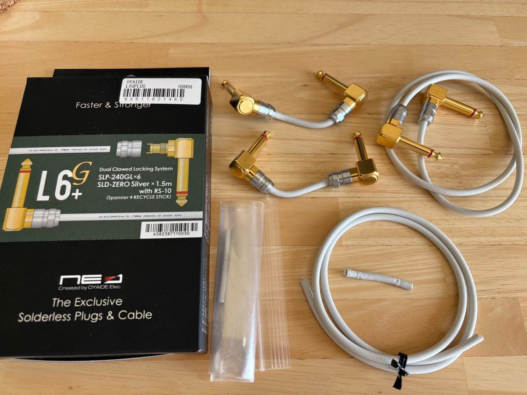 オヤイデ OYAIDE L6G+ ソルダーレスケーブル