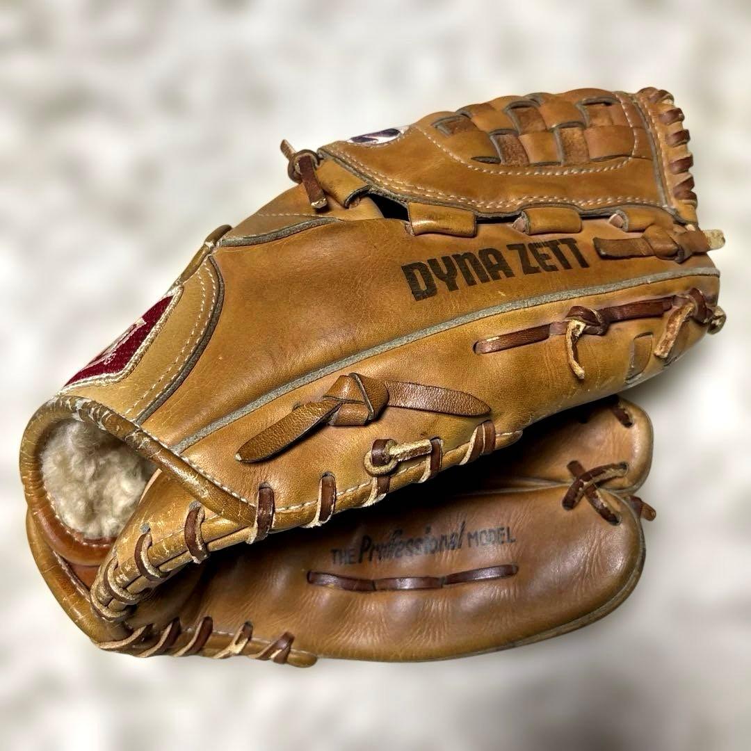 ZETT ゼット DYNA ZETT 硬式グローブ 王冠ラベル 投手 ピッチャー