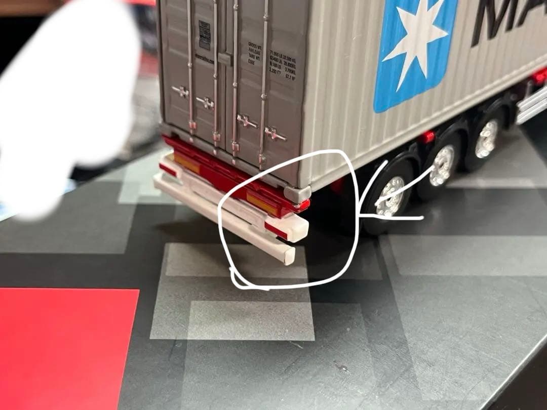 【MINI GT】MercedesBenz actros 40ftコンテナ