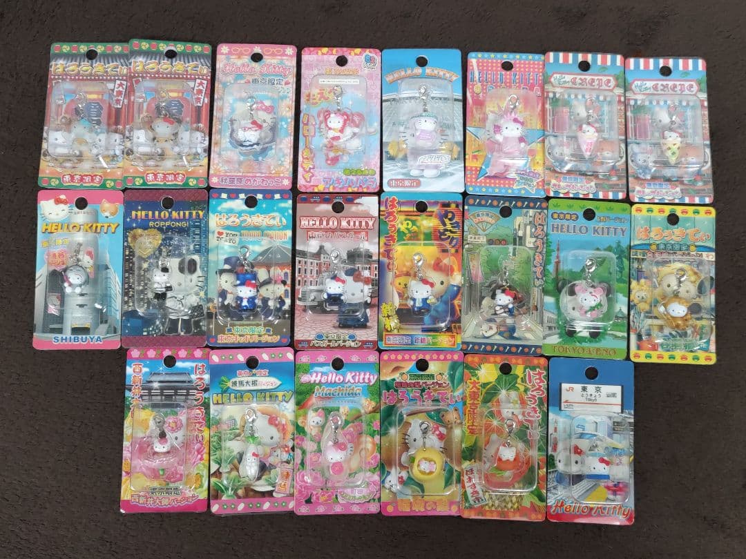 Hello Kitty ハローキティ 東京限定ファスナーストラップ22種セット