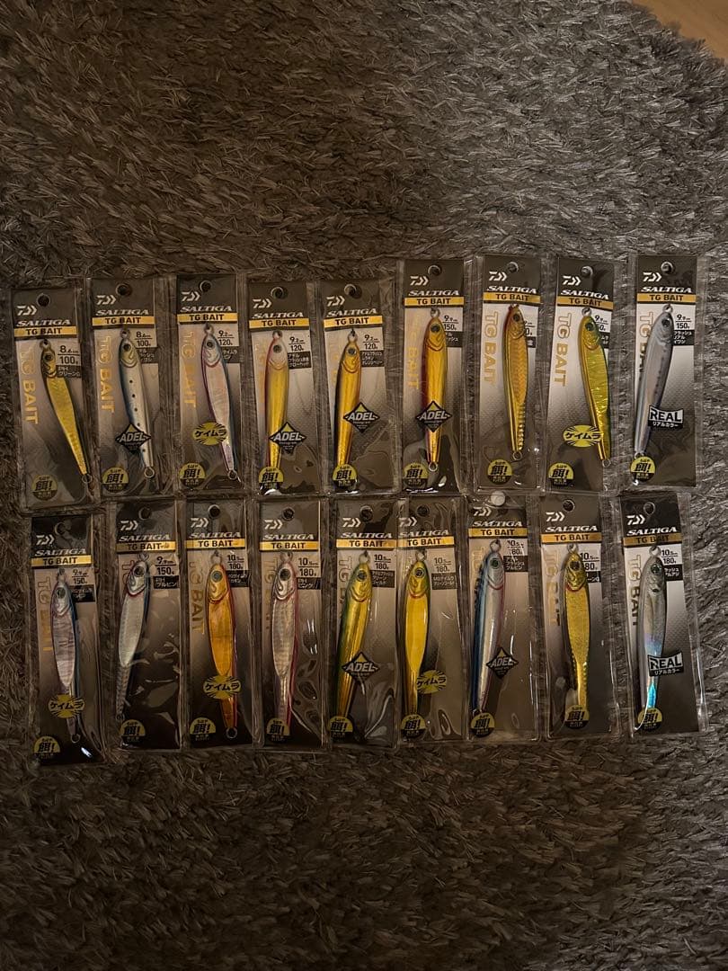 ダイワ　TGベイト　100g〜180g 18個　フックセット