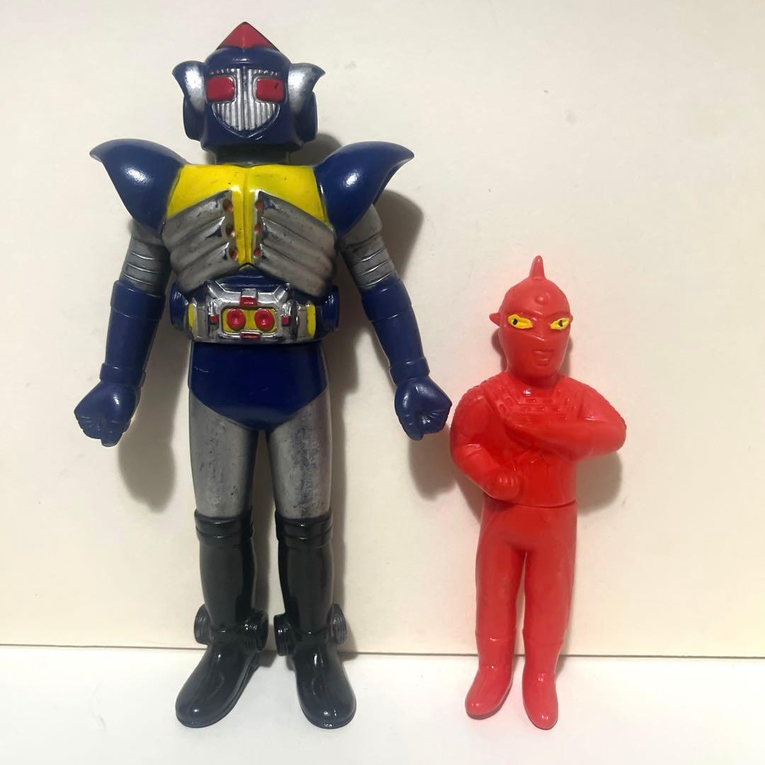 ポピー製 キョーダイン グランゼル ミドルサイズ ソフビ フィギュア 当時物