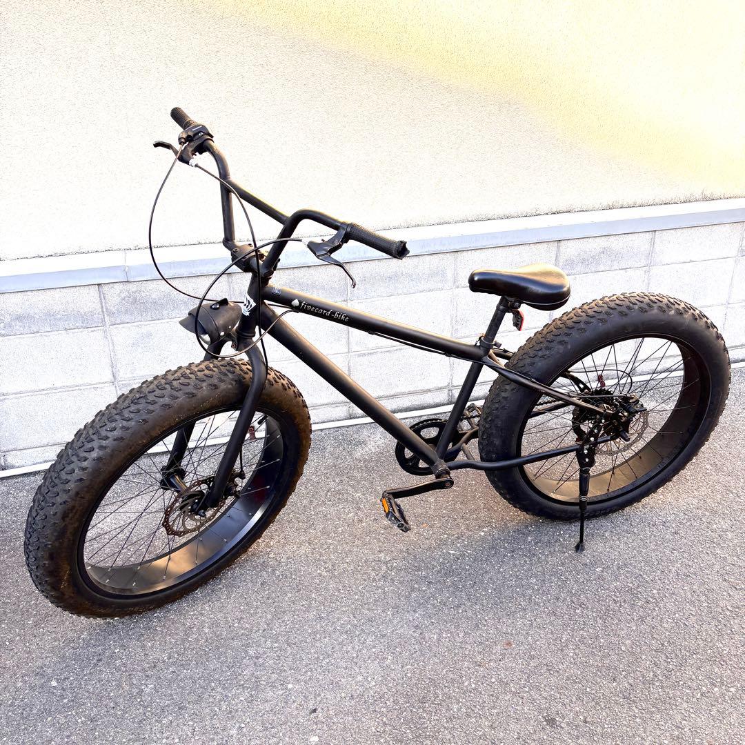 すん蔵ページ！ＢＭＸビーチクルーザー26インチ（マットブラック）