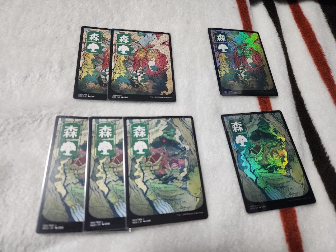 MTG☆浮世絵土地☆10種☆foil nonfoil込み80枚