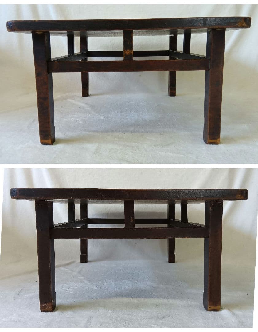 文机　座卓　勉強机　レトロ　アンティーク　ミニセンターテーブル　年代物　骨董