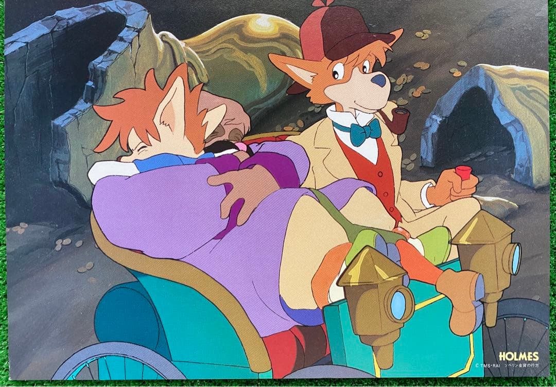 【限定1点】名探偵ホームズ　名場面イラスト① 宮崎駿　スタジオジブリ