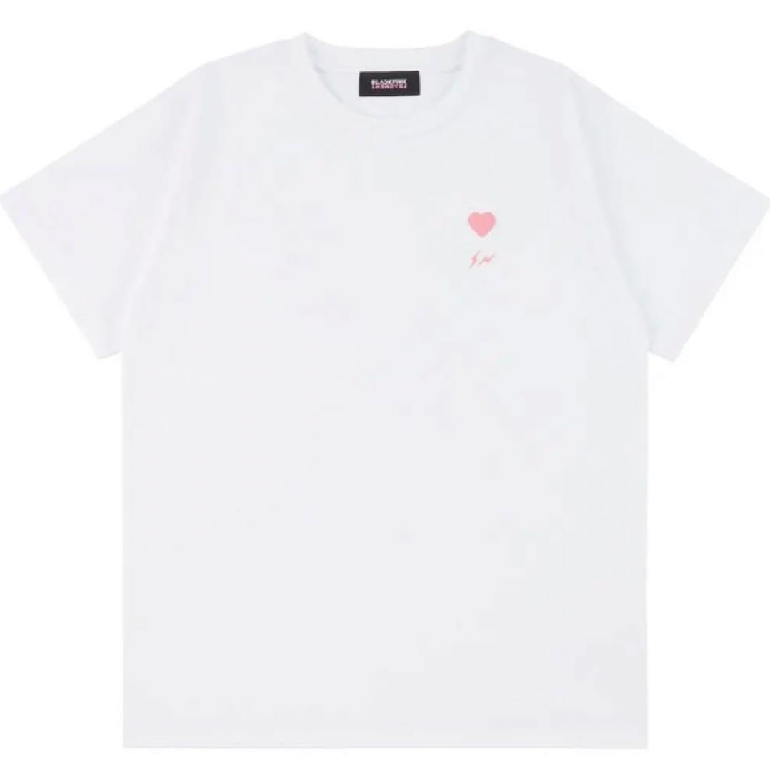 “BLACK PINK × FRAGMENT”TシャツBLACKFRGMT(S)