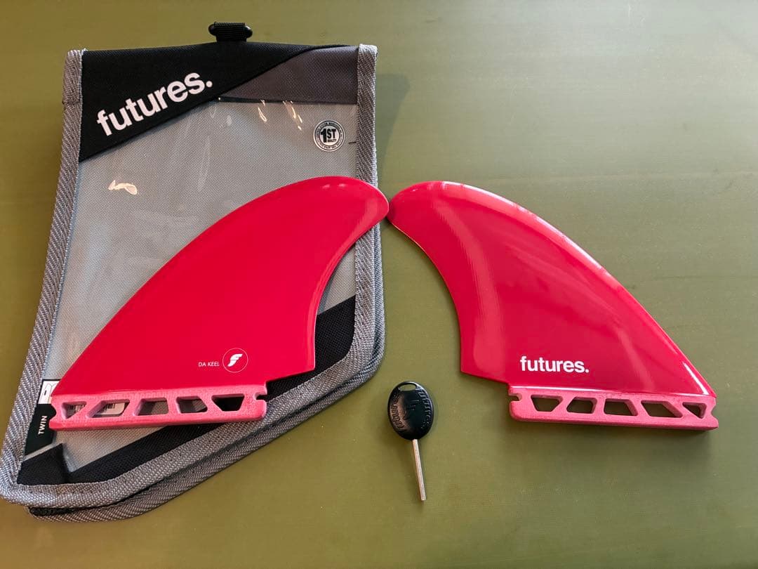 新品未使用品 futures フューチャーフィン　DA KEEL ツインキール