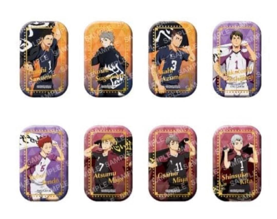 ハイキュー！！スクエア缶バッジ【BOX】（横断幕第2弾）新品未開封