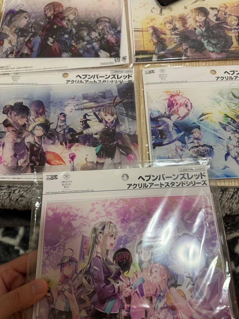ヘブンバーズレッド アクリルアートスタンド 5枚セット