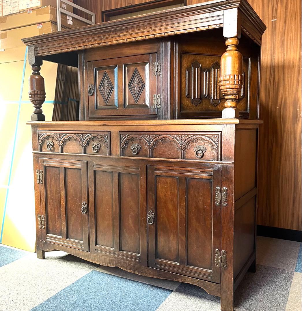 【英国Old Charm】カップボード サイドボード Wood Bros