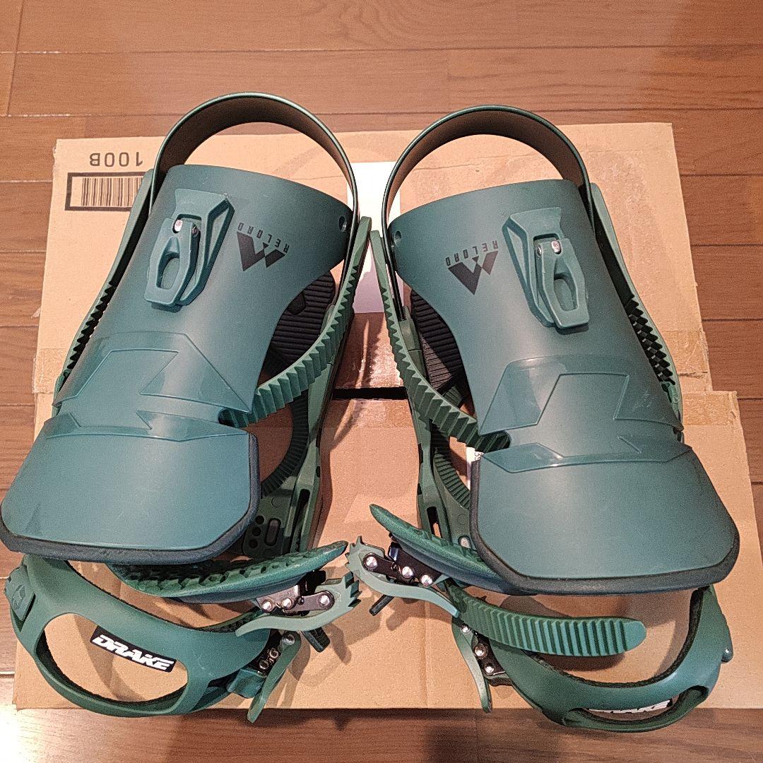 DRAKE スノーボードビンディング グリーン