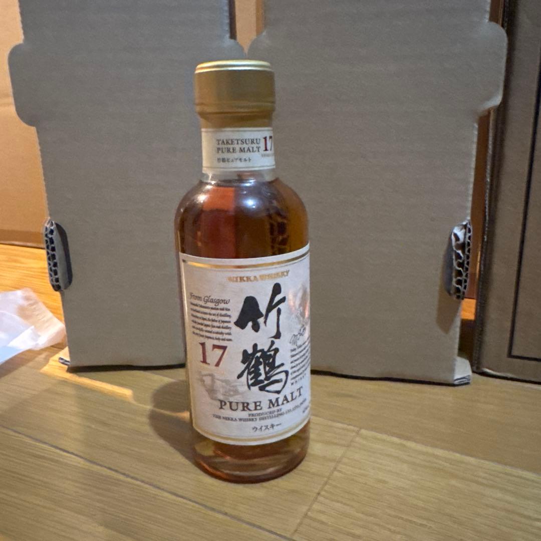 製造終了　希少　NIKKA 竹鶴 17年 ピュアモルトウイスキー　180ml