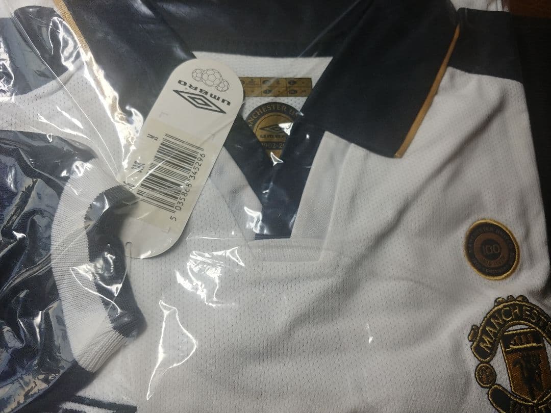 マンチェスター・ユナイテッド100周年記念AWAY長袖選手支給品