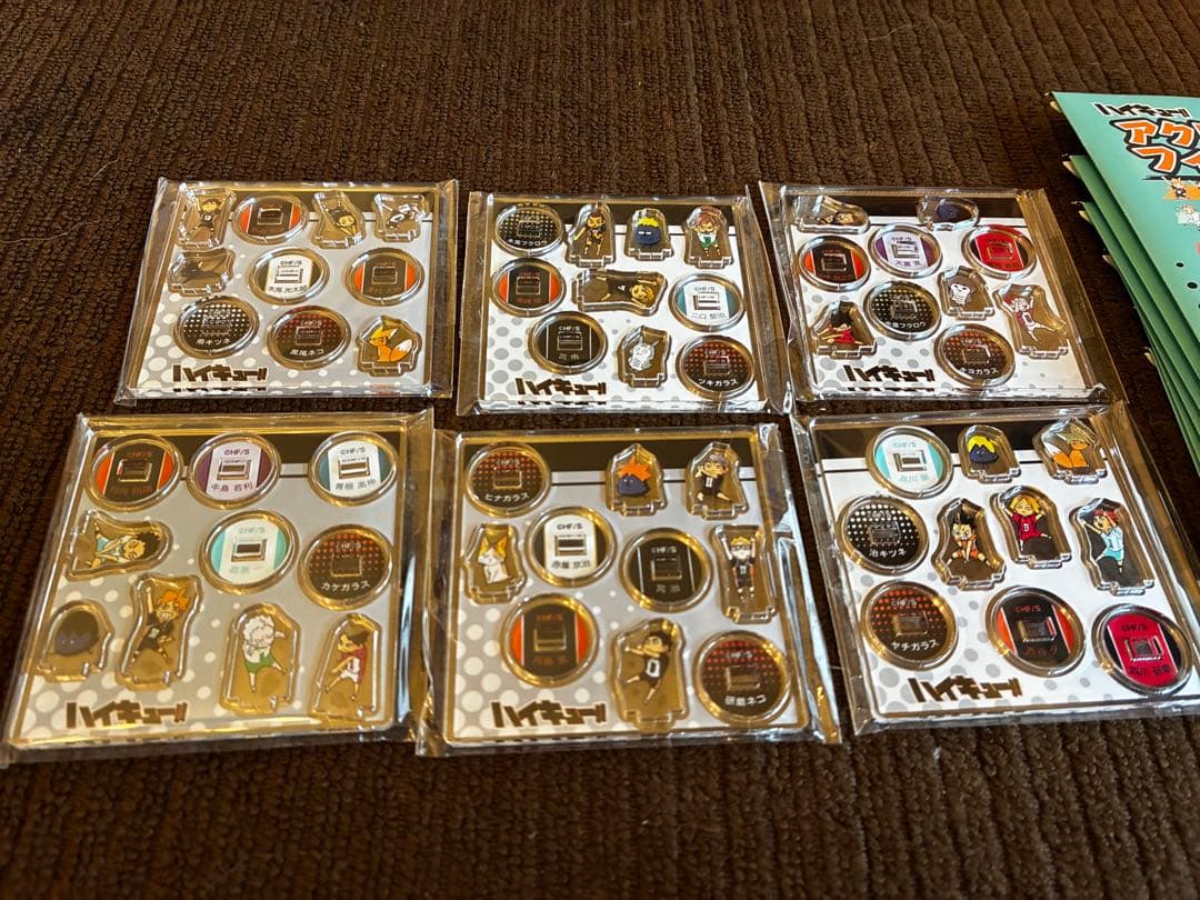 ハイキュー　minimini　アクリルフィギュア　全6種　コンプリート