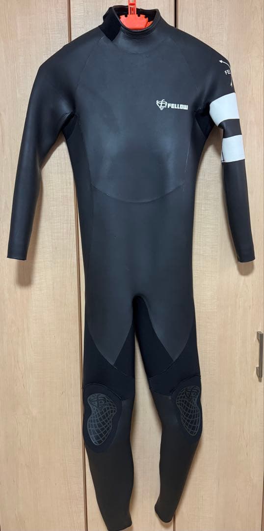 【美品】Fellow ウェットスーツ L ブラック　ラバータイプ　クラシック