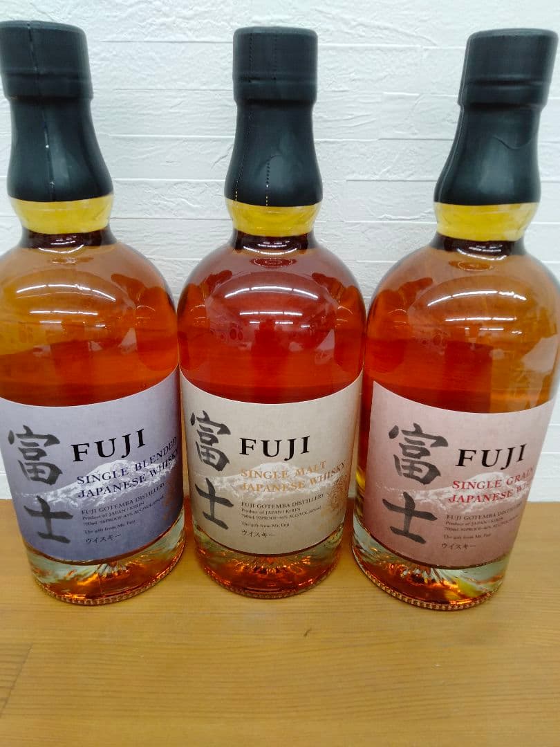FUJI シングルブレンドウイスキー&シングルモルト& GRAINセット