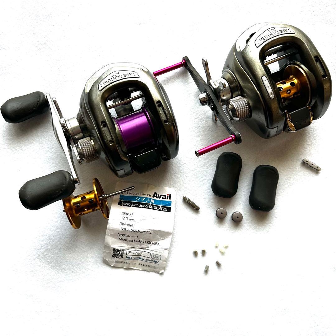 シマノ　05メタニウムXT 左ハンドル2台 【バラ売り致しません】