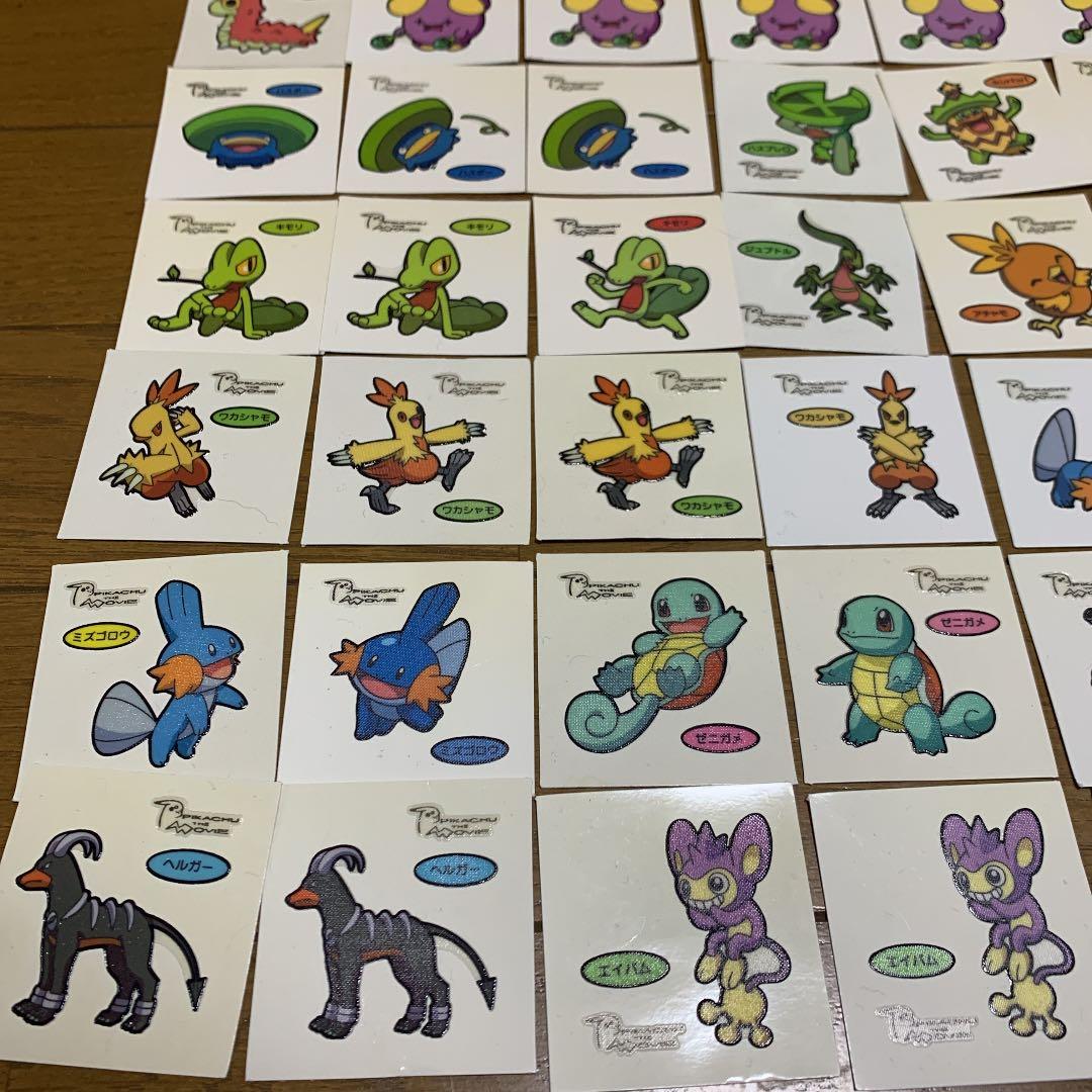 ポケモンデコキャラシール　映画限定　PIKACHU THE MOVIE