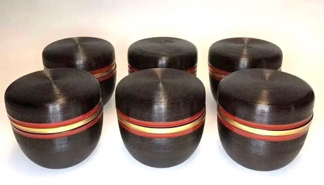 【最終値下】信玄弁当 天然木製 漆塗 6客セット 未使用