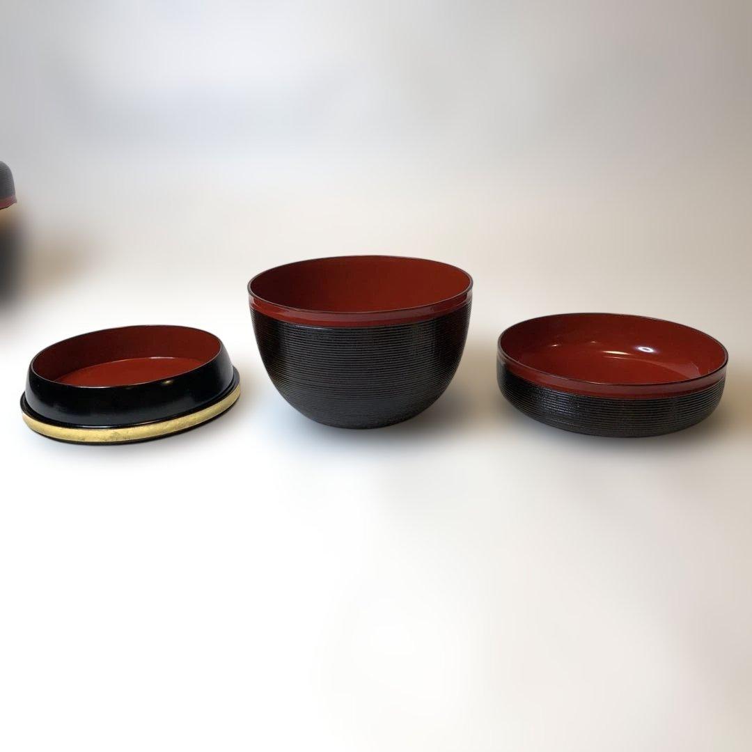 【最終値下】信玄弁当 天然木製 漆塗 6客セット 未使用