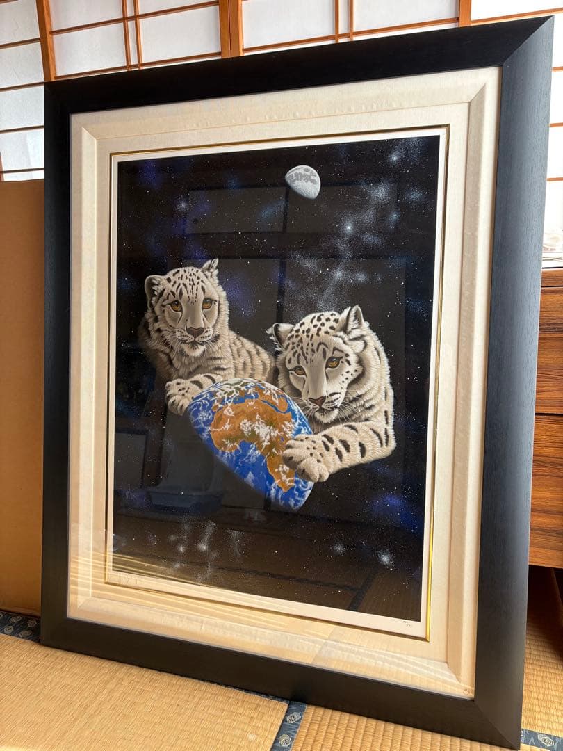 シムシメール　エンブレイス　シルクスクリーン(版画) サイン入り　保証書付き