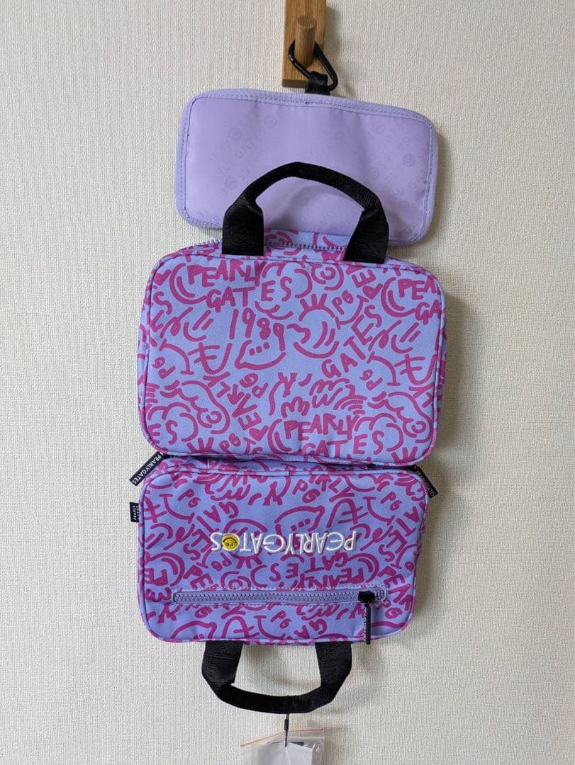 PEARLY GATES トラベルポーチ 紫