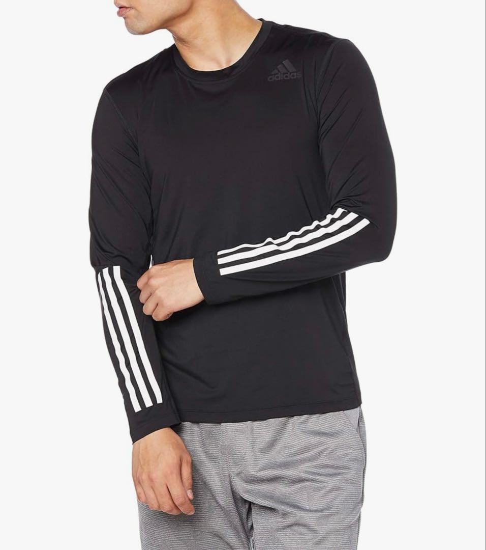 新品　2着セット　adidas ブラック 長袖 トップス Oサイズ　長渕剛着用