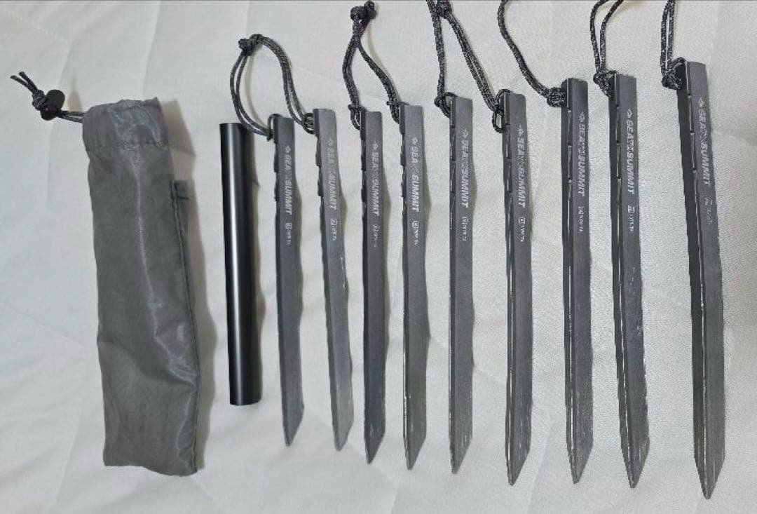 シートゥサミット アルト TR2 純正フットプリント、純正ギアラック附属