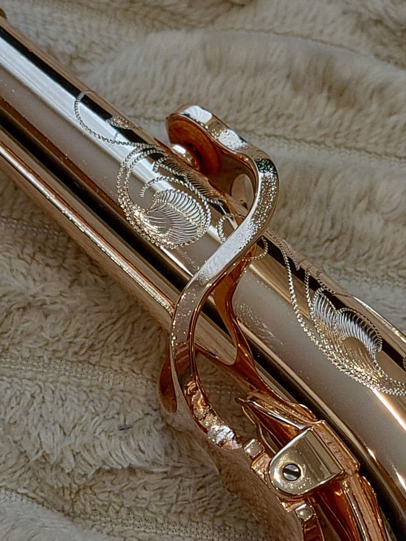 ヤナギサワアルトサックス用ネック　AW3 PGP 総銀製