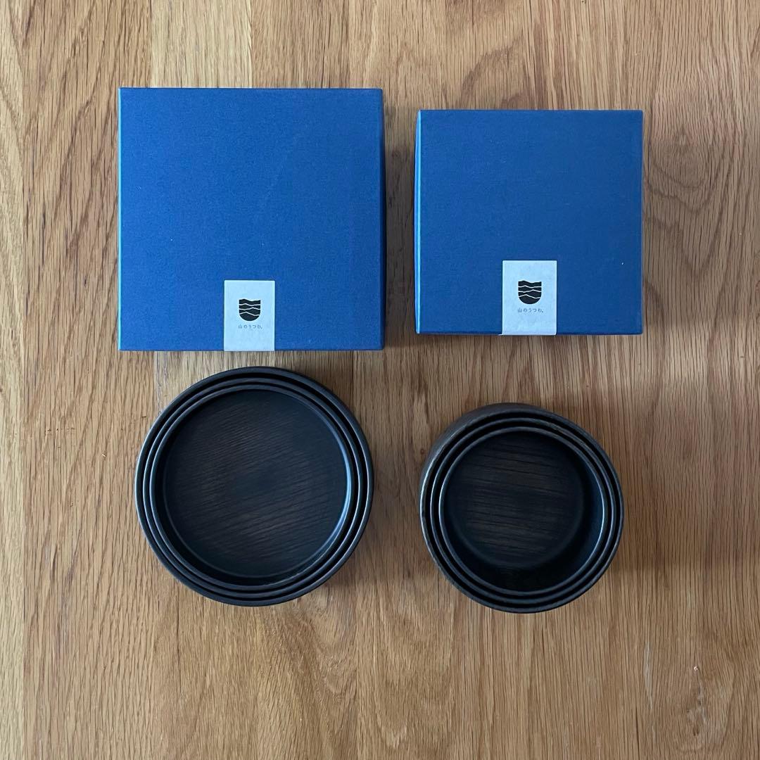 VIVAHDEオリジナル 山のうつわ　山のうつわDISH ブラック