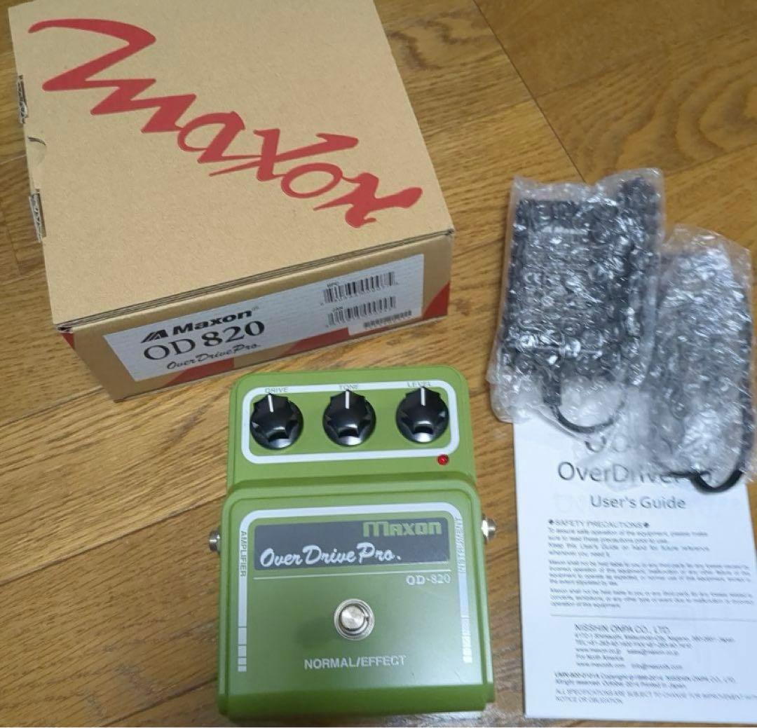 Maxon OD-820 OverDrive Pro アダプター付き　美品！