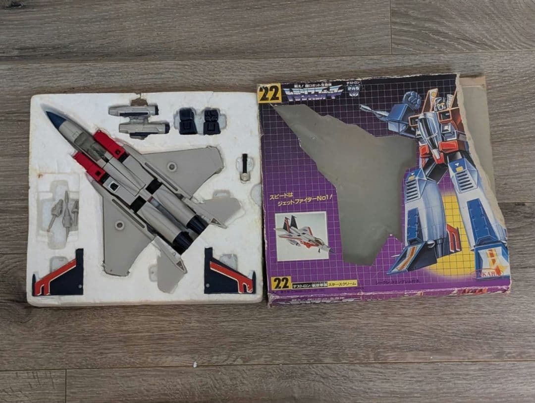 稀少【箱/説明書有】当時モノ　戦え!超ロボット生命体トランスフォーマー　旧　G1