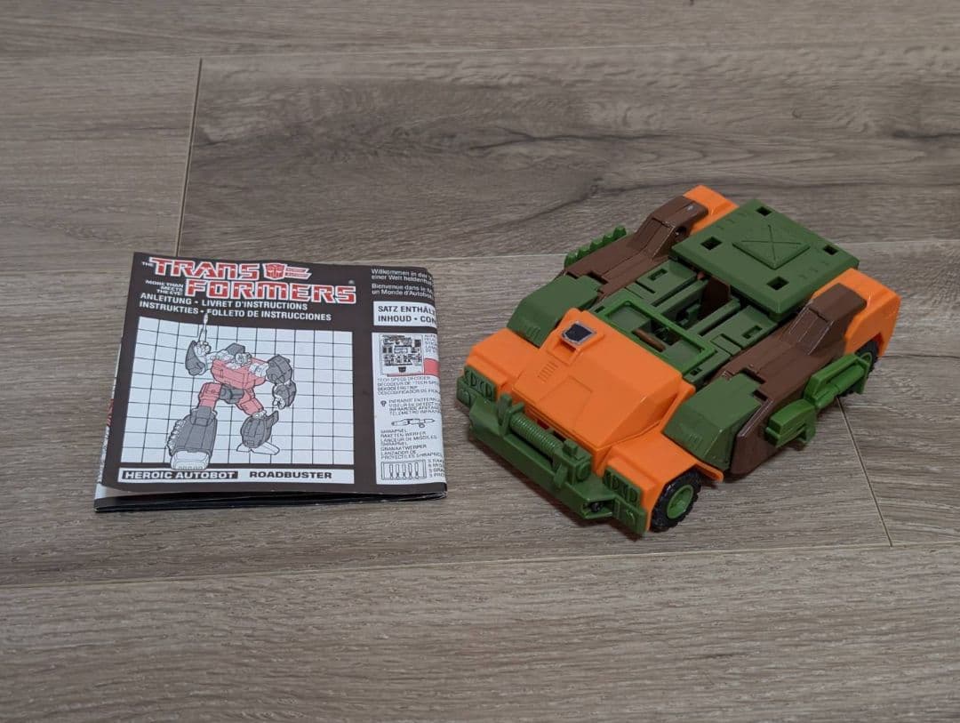 稀少【箱/説明書有】当時モノ　戦え!超ロボット生命体トランスフォーマー　旧　G1