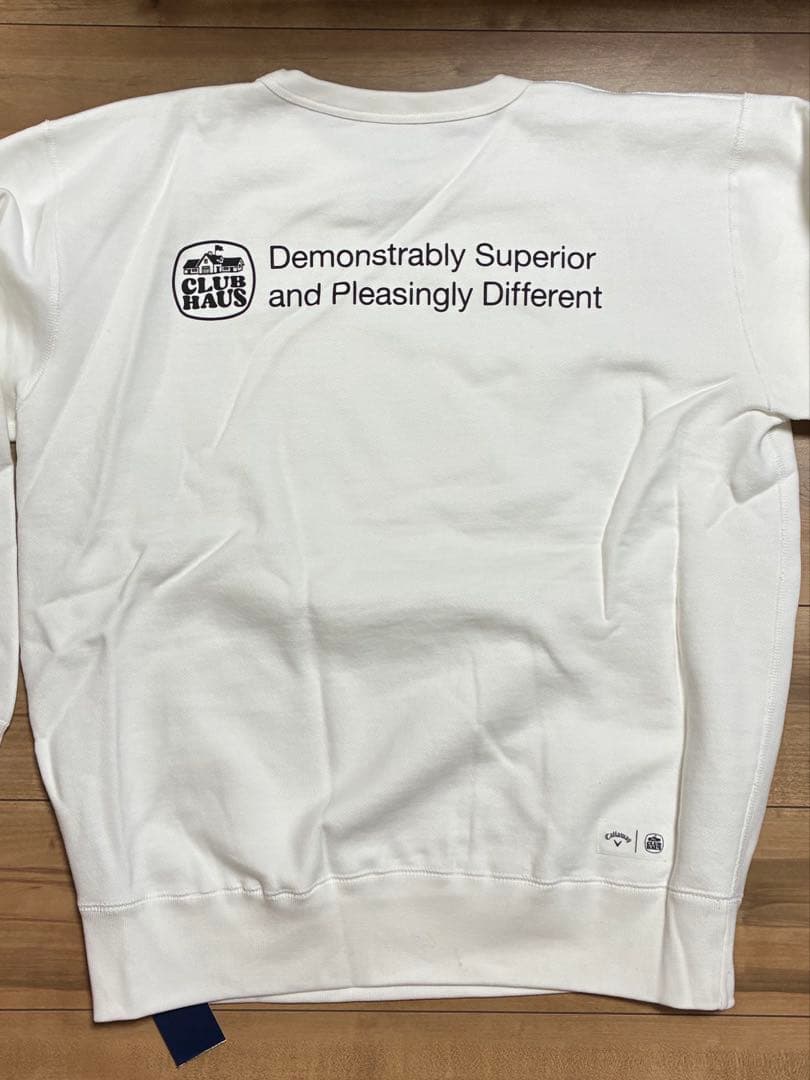 【新品/未使用】Clubhaus×キャロウェイ　スウェットXLサイズ