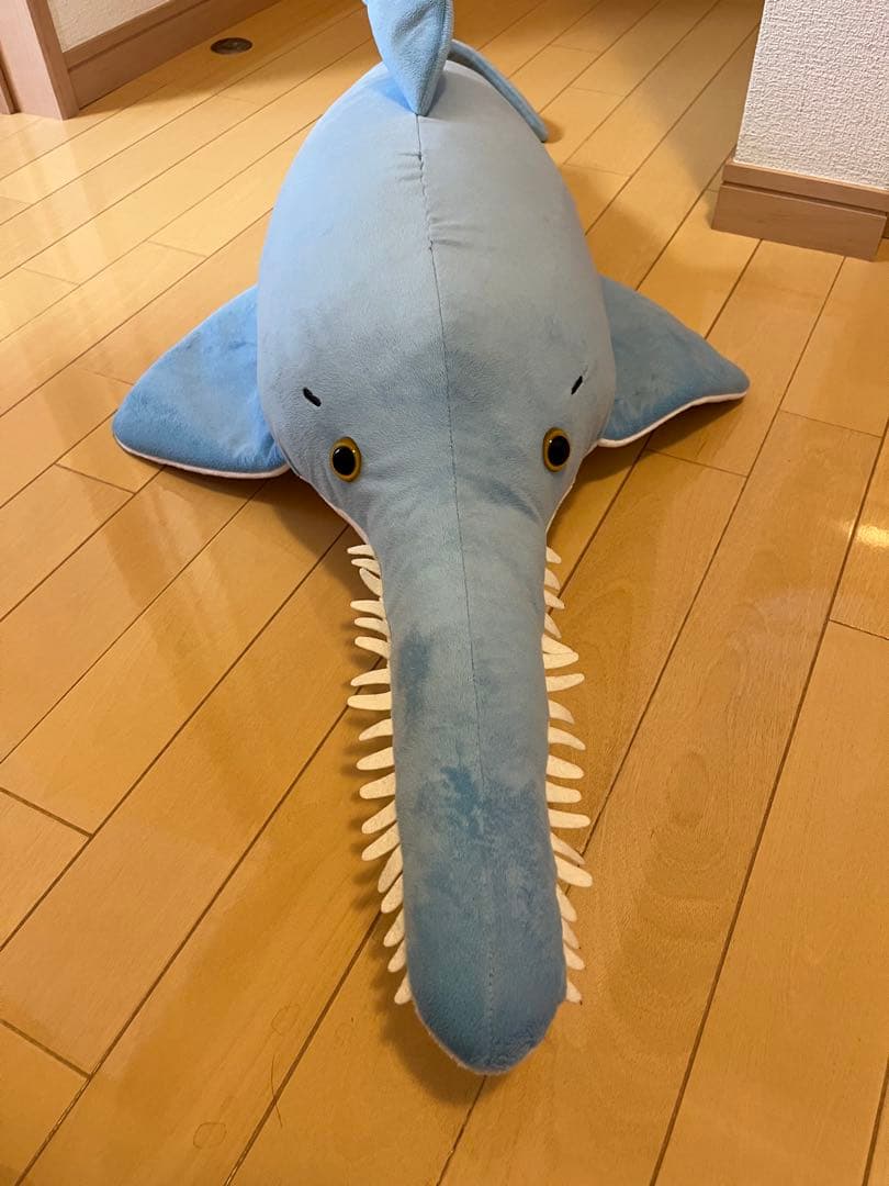 ノコギリエイ　ぬいぐるみ　マクセルアクアパーク品川