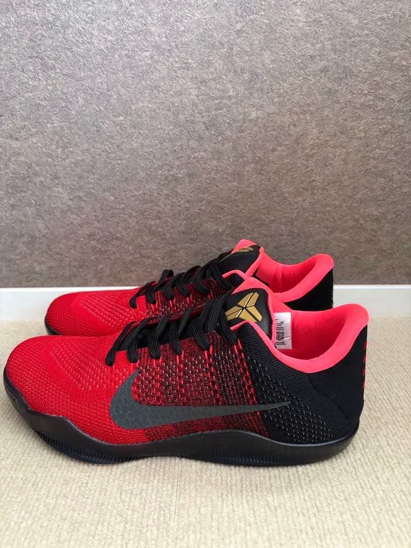 NIKE KOBE 11 ELITE LOW 赤黒オレンジ