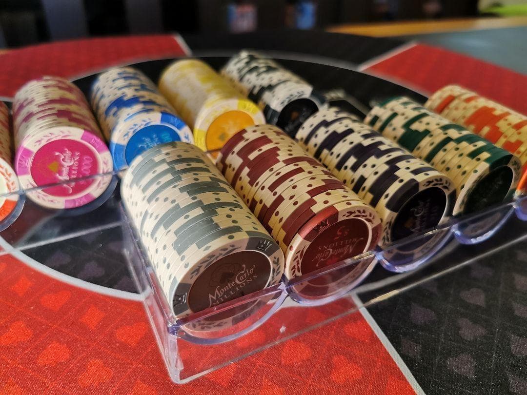 ポーカーチップ☆モンテカルロ・ミリオンズ☆200枚Cセット