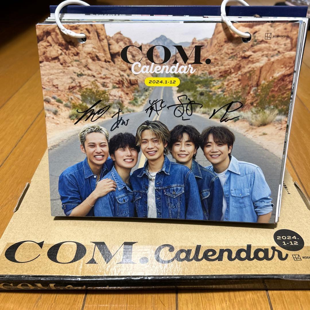 COM. Calendar 2024年サイン入り