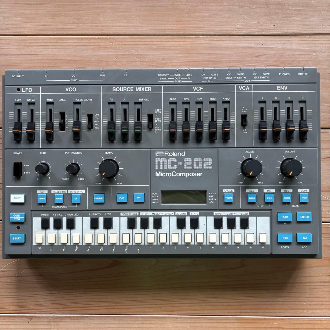 Roland MC-202 Micro Composer 取説・箱付