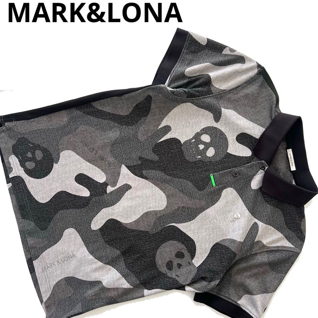 MARK&LONA マークアンドロナ　ポロシャツ　メンズ　ゴルフ　48 ロゴ　L