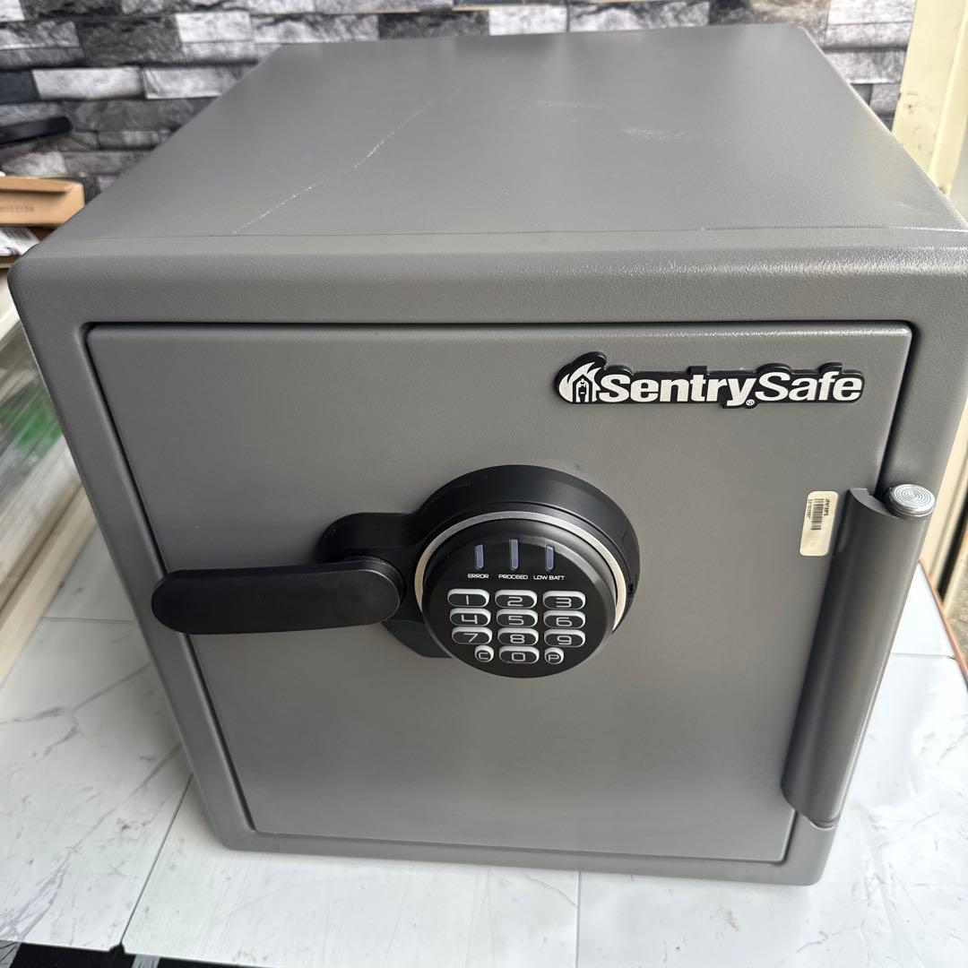 SentrySafe デジタル式耐火・防水金庫　テンキー式【A-165】