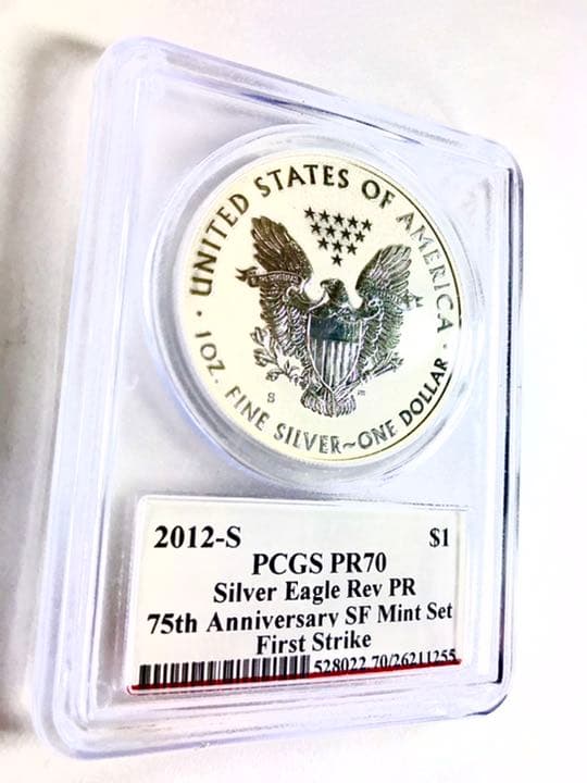 【PCGS最高鑑定】2012 イーグル銀貨