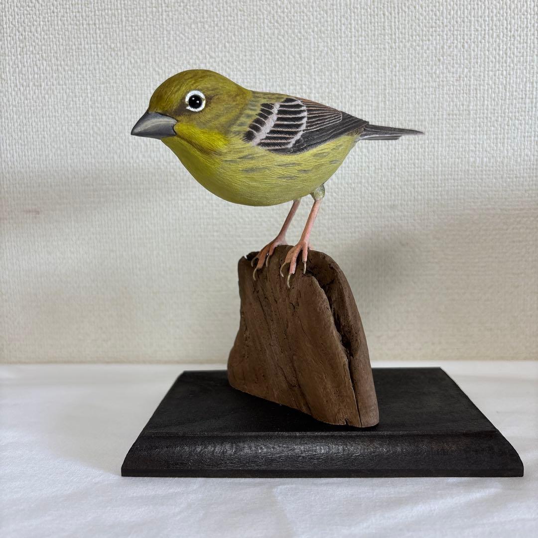 バードカービング　ノジコ