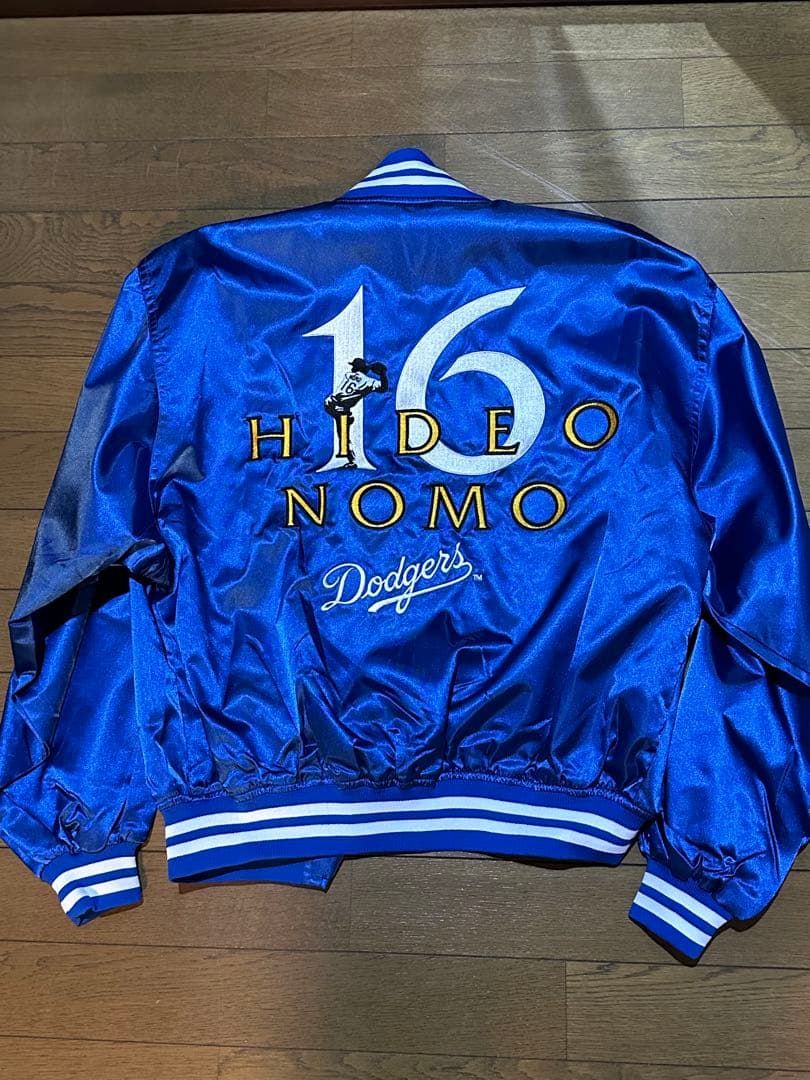 【新品未使用】野茂英雄 ドジャース スタジャン（非売品・フリーサイズ）