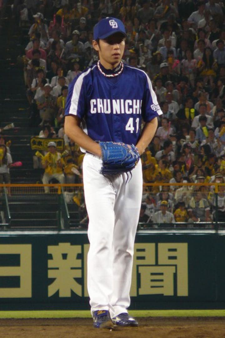 2012年中日浅尾拓也選手グローブプロ支給硬式用