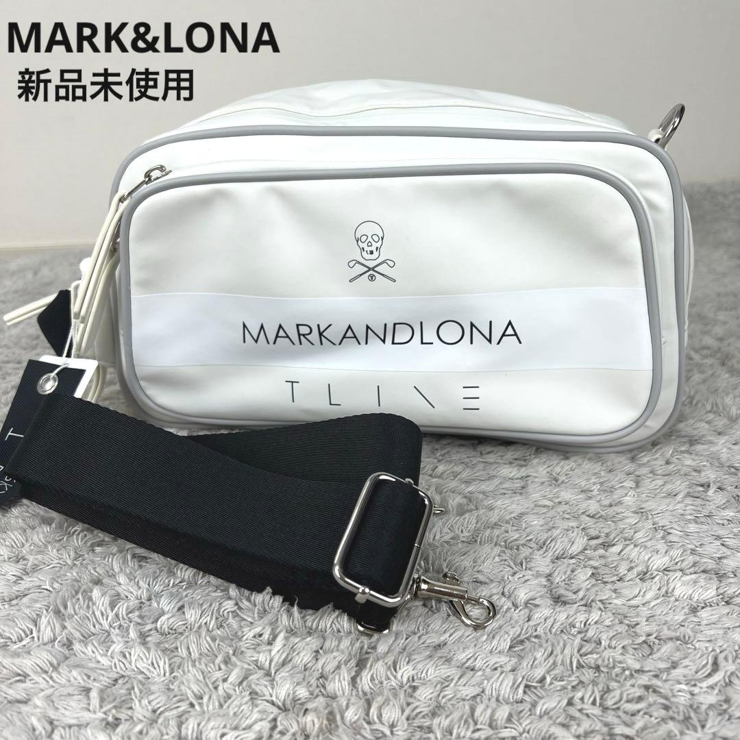 MARK&LONA マーク&ロナ ターポリン ポーチ バック　アイボリー