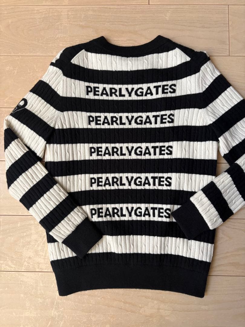 PEARLY GATES メンズ　裏地付きニット