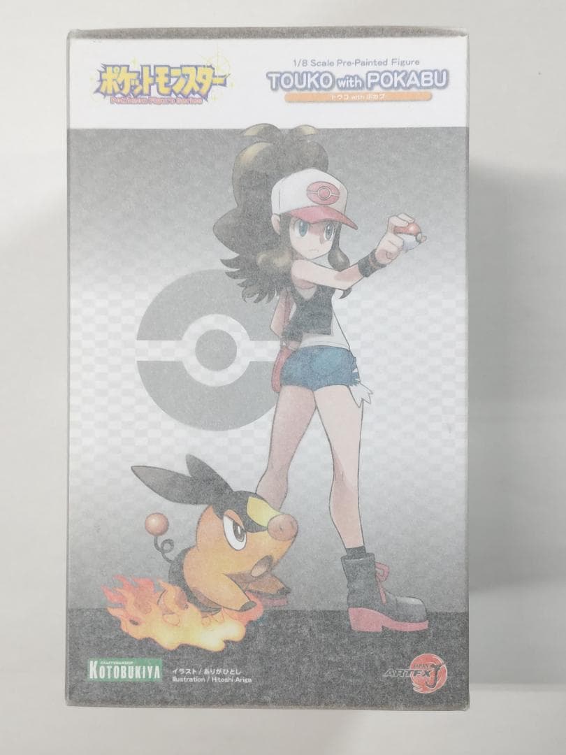 新品 コトブキヤ ポケットモンスター シリーズ トウコ with ポカブ 1/8