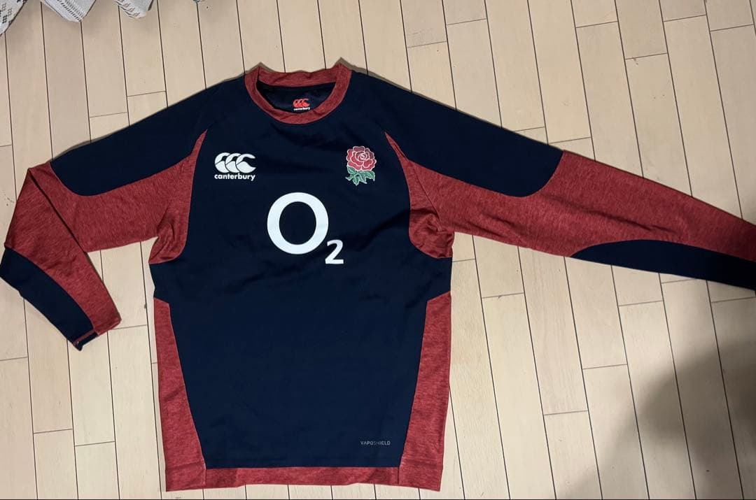 ラグビー　イングランド　練習用ジャージ